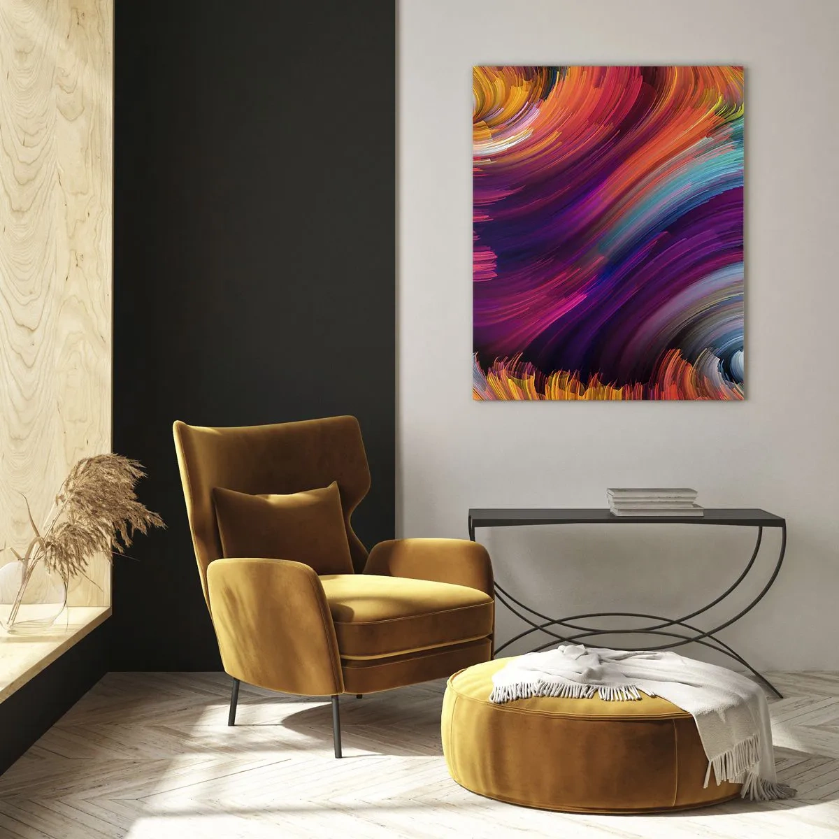 Üveg kép - Egy új világ kezdete - 50x70 cm