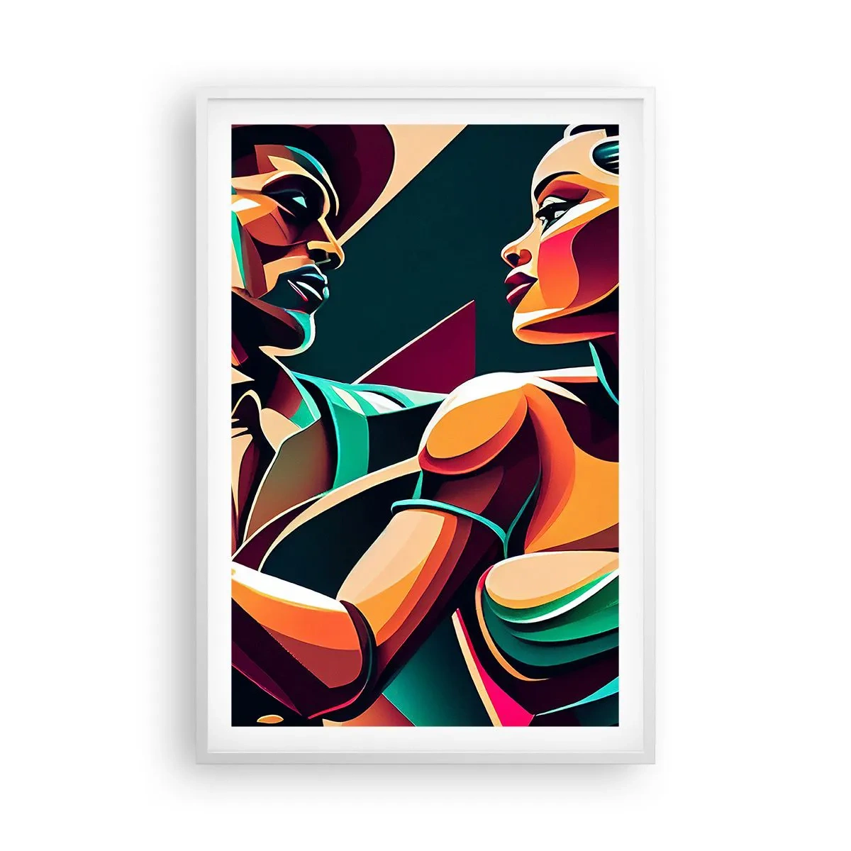 Poszter fekete keretben - A szív ritmusában - 61x91 cm