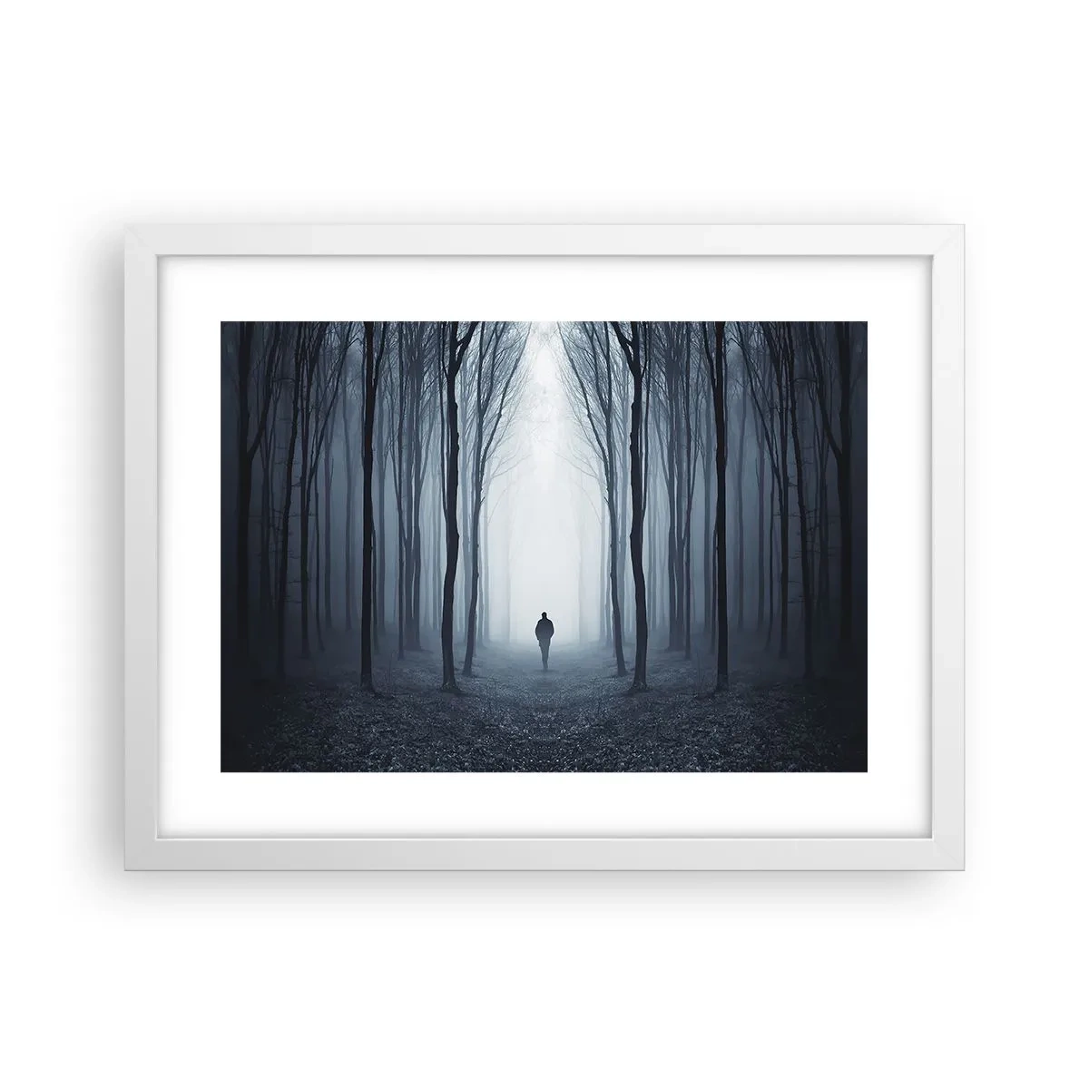 Poszter fekete keretben - És minden egyszerű és világos - 40x30 cm