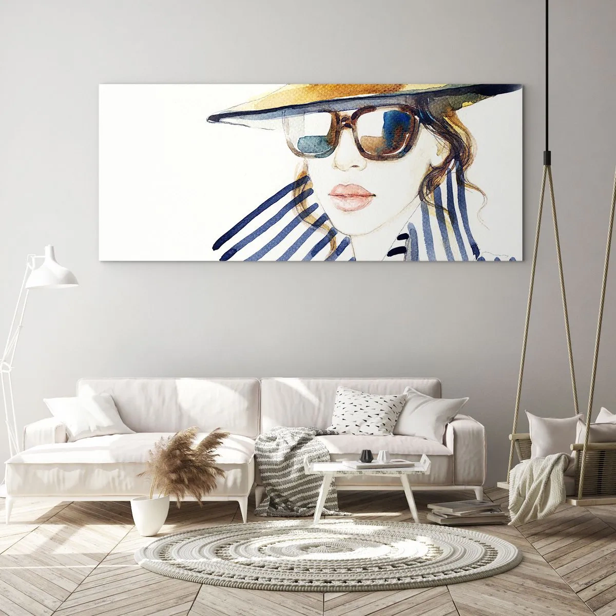 Üveg kép - Florida üdvözli Önt! - 90x30 cm