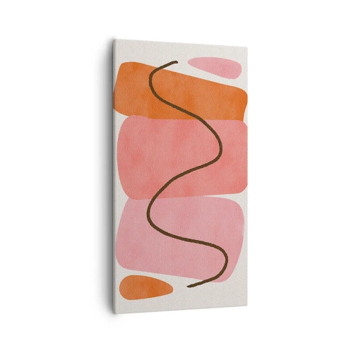 Vászonkép - Formák szelíd mozgása - 55x100 cm