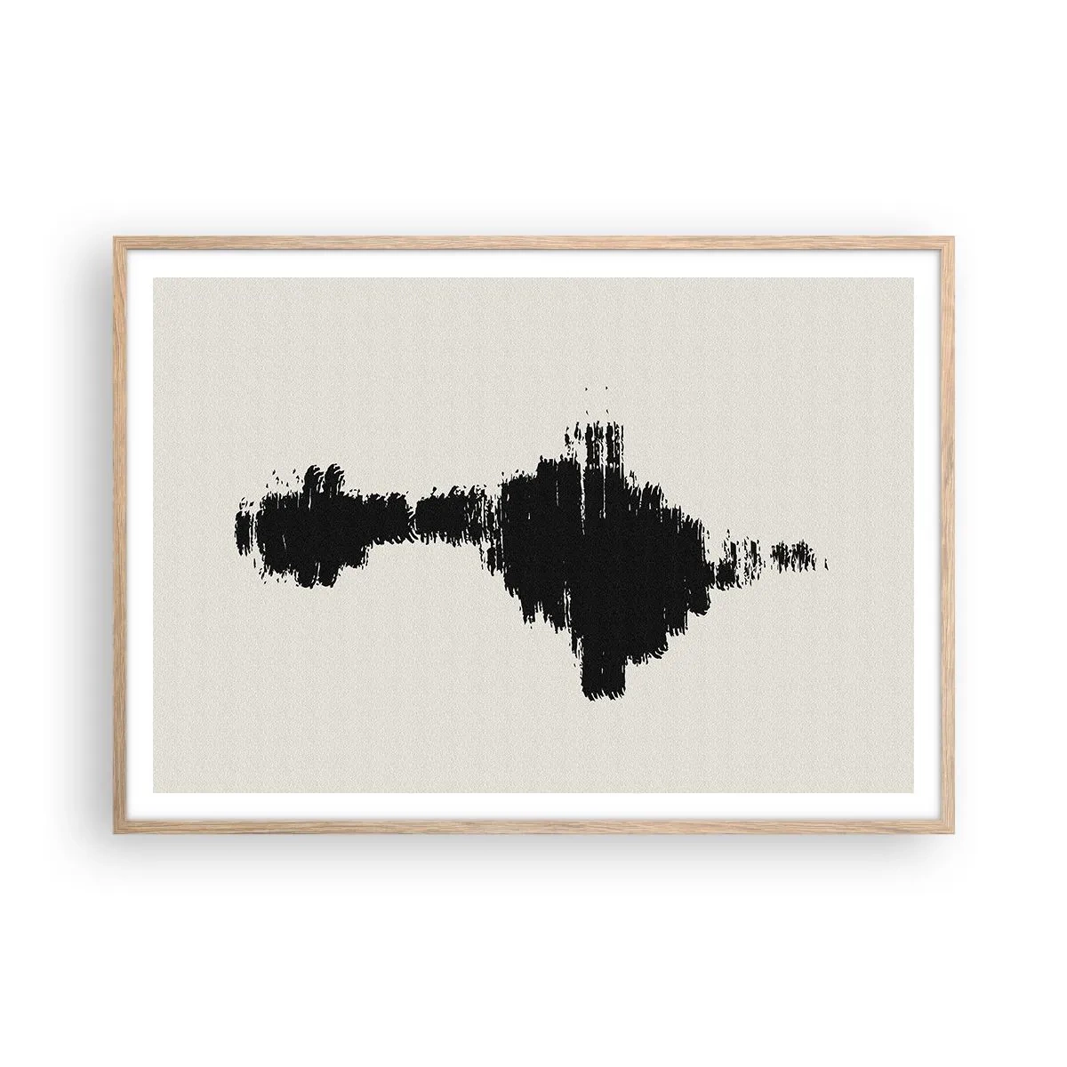 Poszter világos tölgy keretben - A képzelet rezgései - 100x70 cm