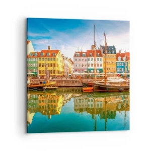 Vászonkép - A tükörsima víz felett - 70x70 cm