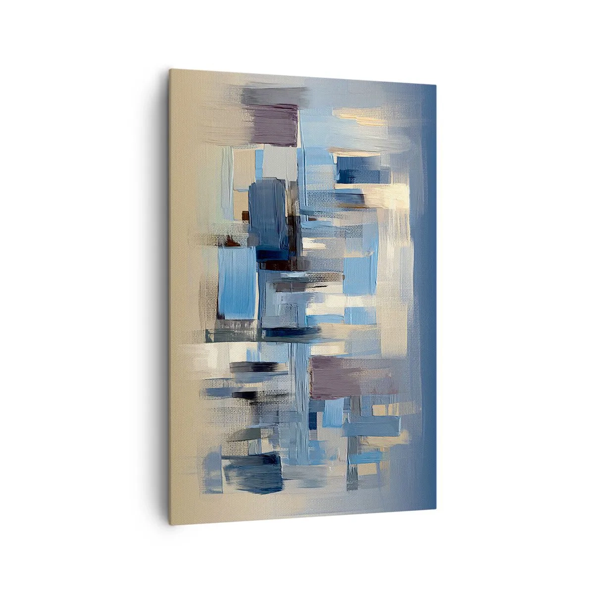 Vászonkép - Kék építmény - 80x120 cm