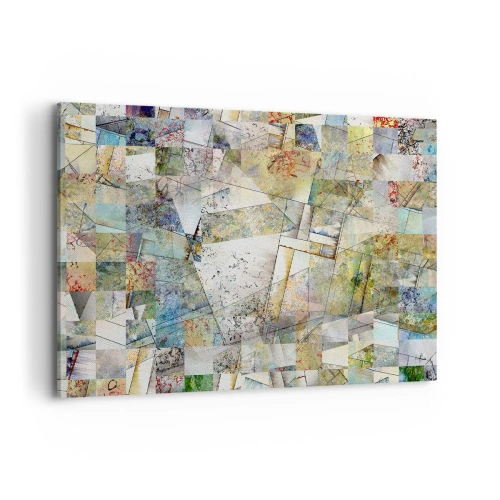 Vászonkép - Geometrikus átrendeződés - 100x70 cm