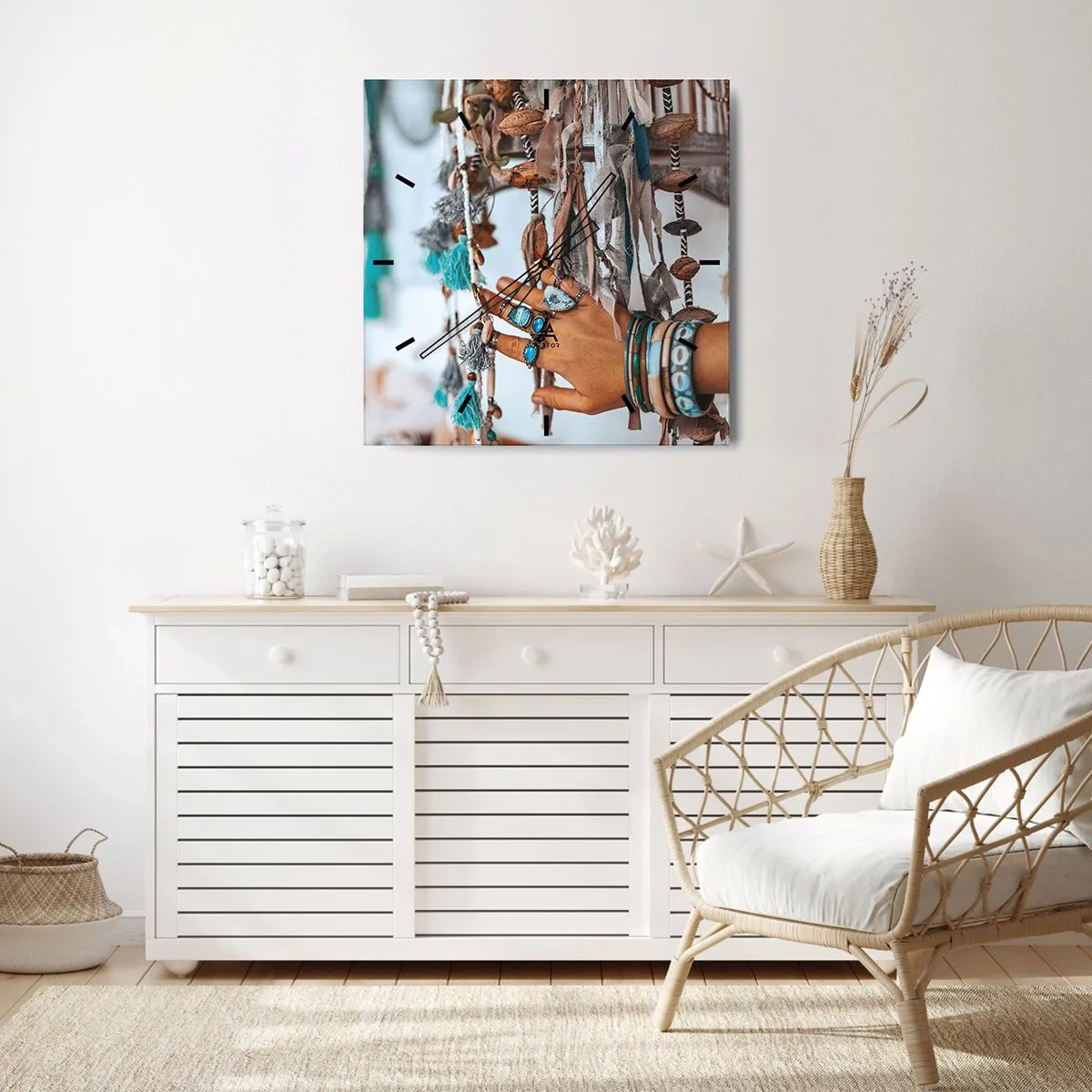 Falióra, Óra - Helyi kincsek - 30x30 cm