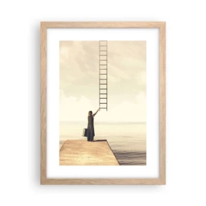 Poszter világos tölgy keretben - Varázslatos utazás - 30x40 cm