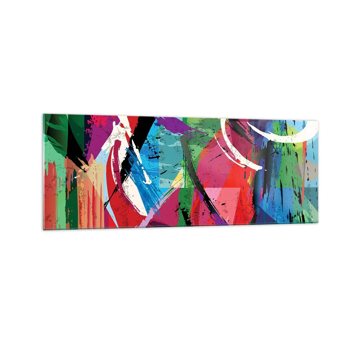 Üveg kép - Gyorsan, élénken és ugrálva - 140x50 cm