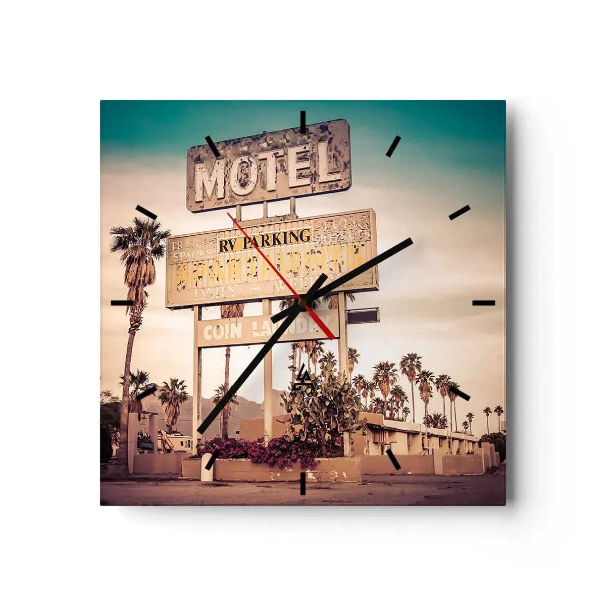 Falióra, Óra - Itt megállt az idő - 40x40 cm