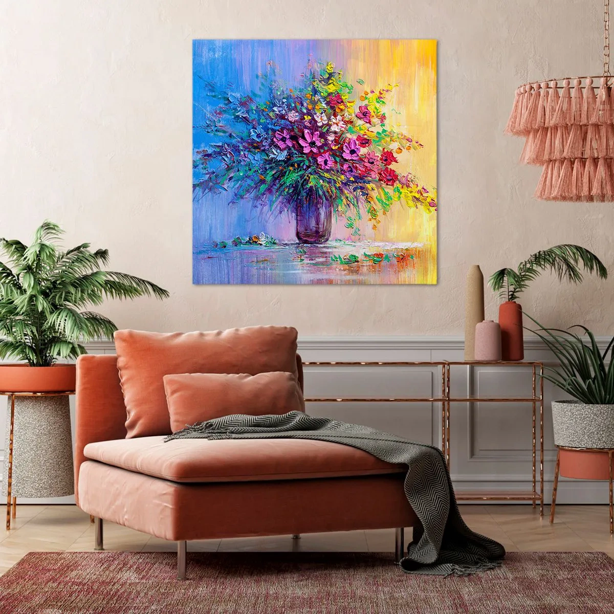 Vászonkép - A rét nyári ajándéka - 40x40 cm