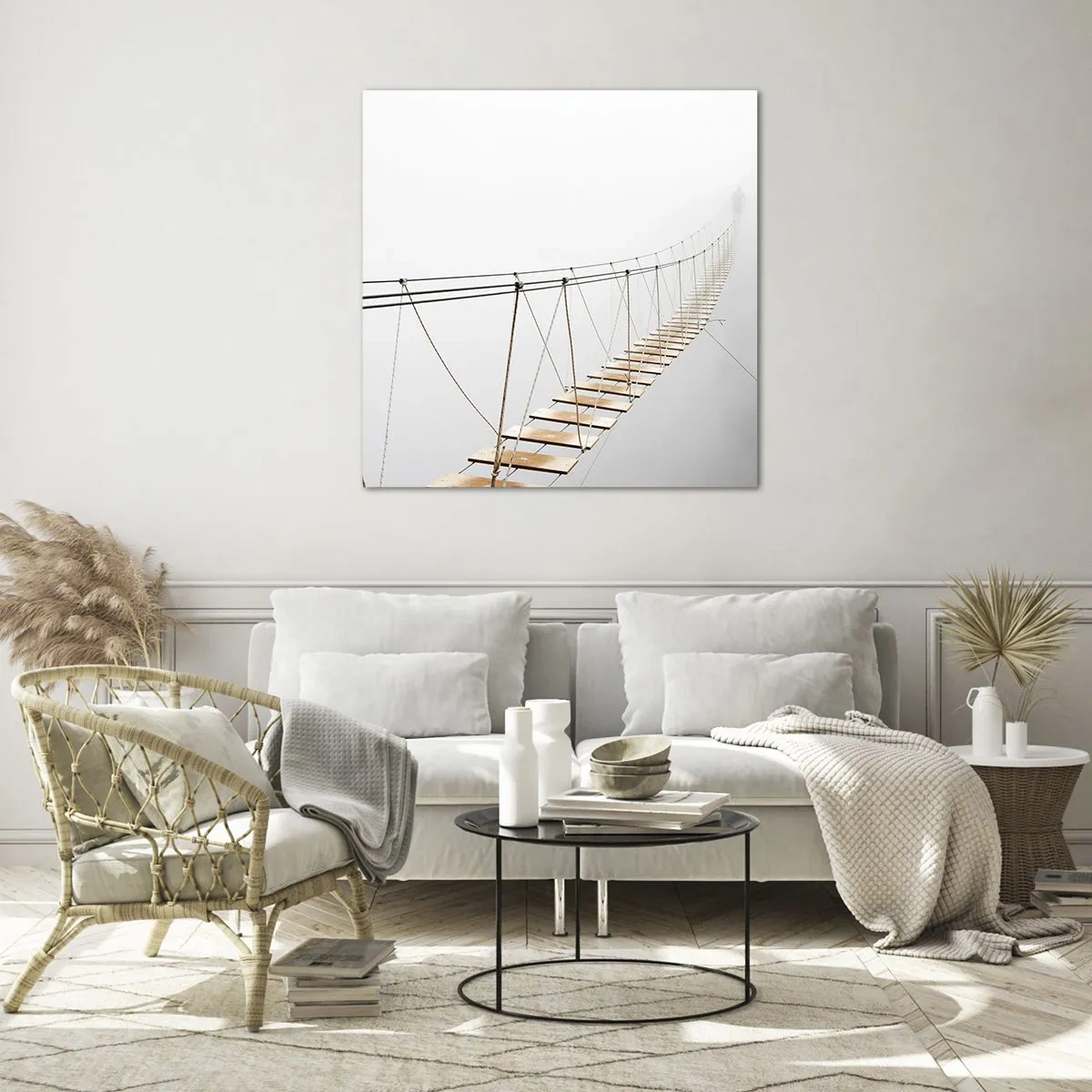 Üveg kép - Hová vezet? - 60x60 cm