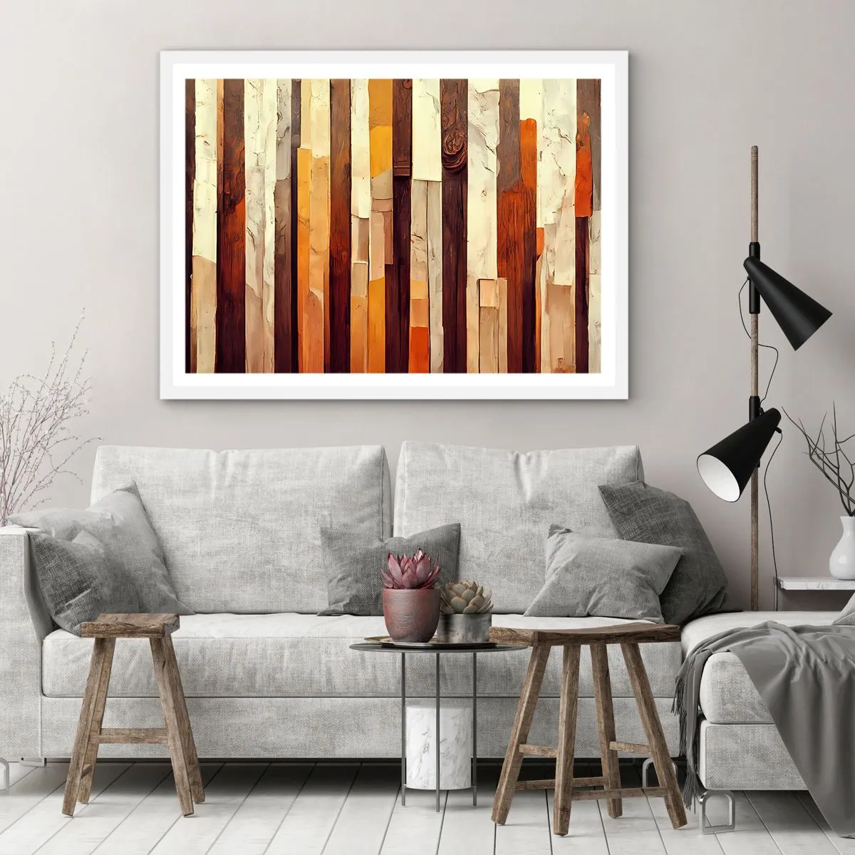 Poszter fekete keretben - Az erdei fák himnusza - 100x70 cm