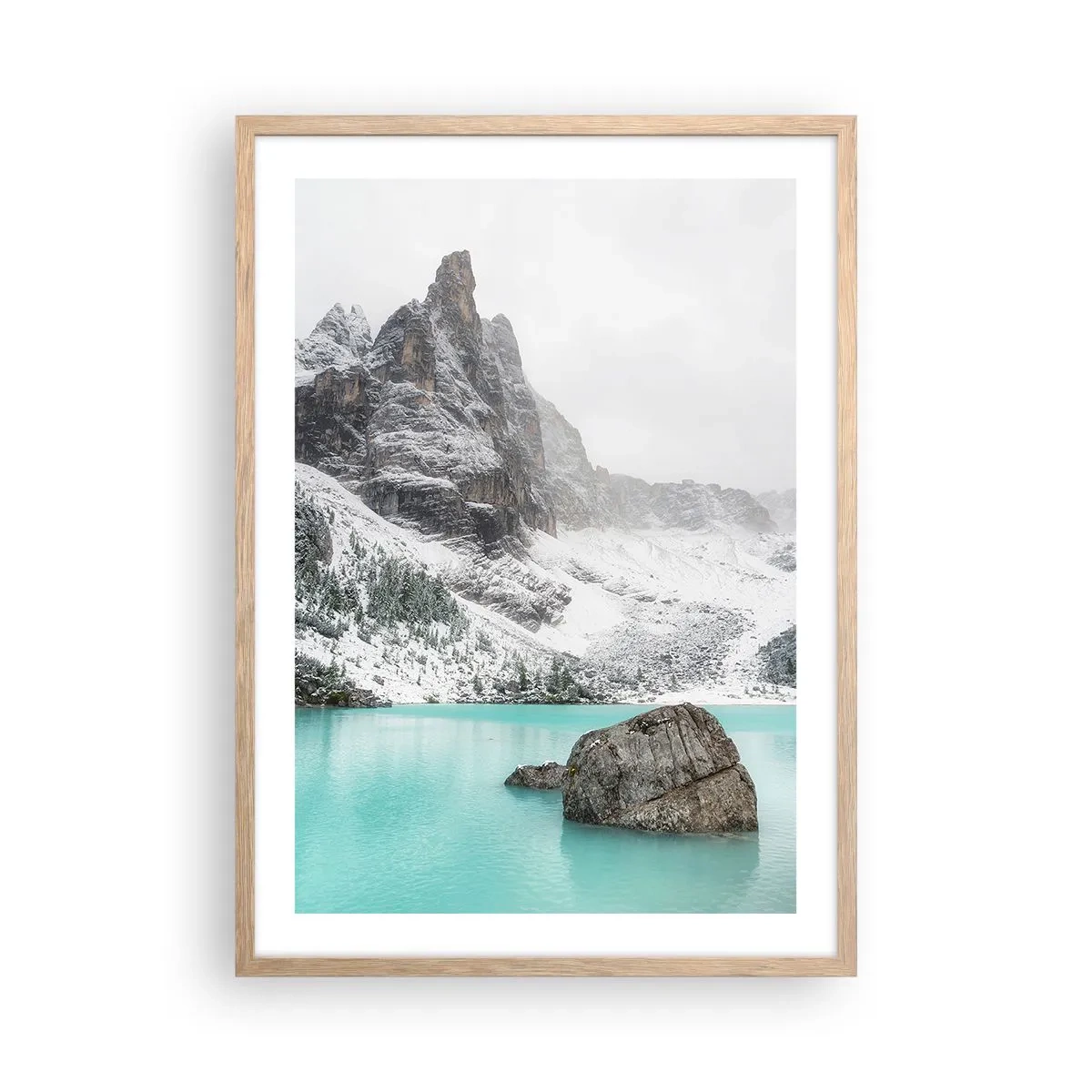 Poszter világos tölgy keretben - Őrségben - 50x70 cm