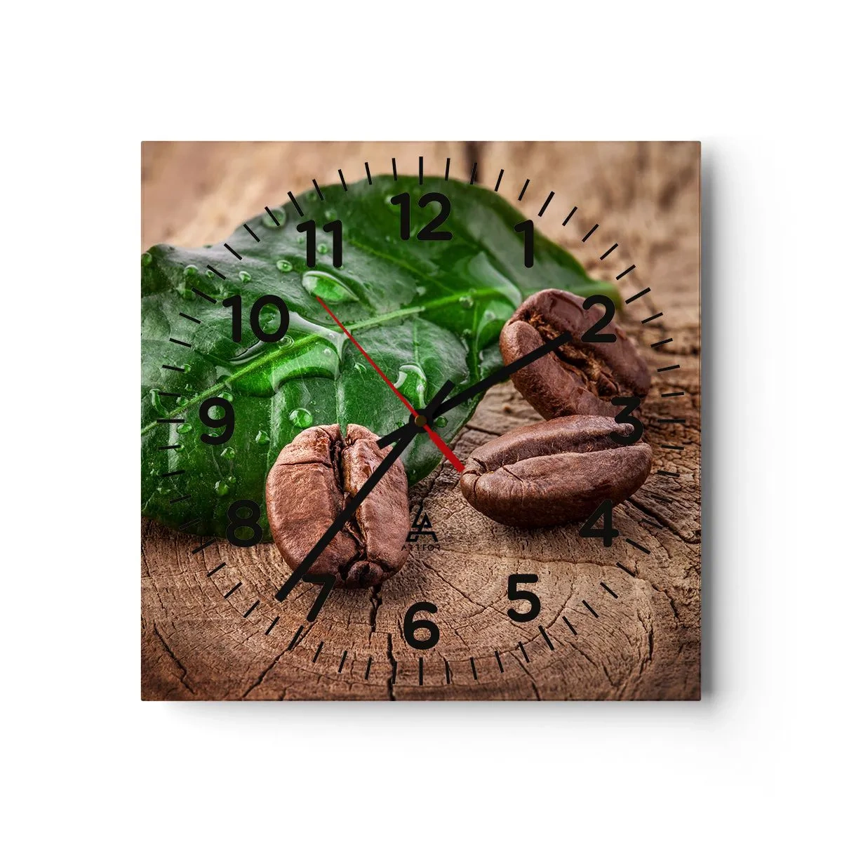 Falióra, Óra - A legigazibb és fekete - 40x40 cm