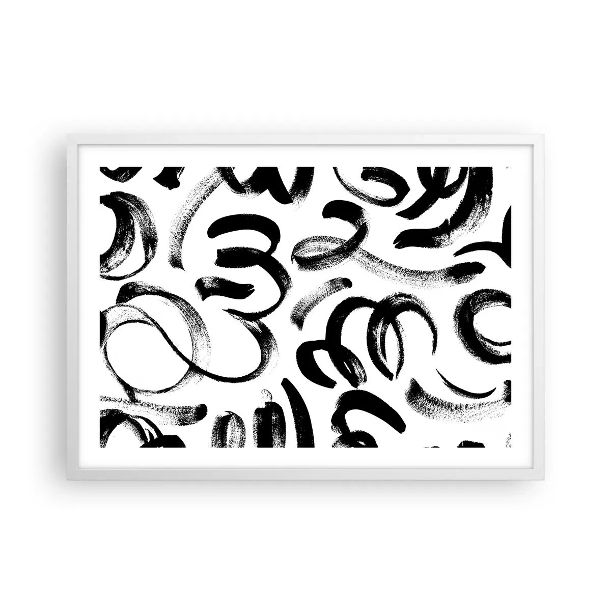 Poszter fekete keretben - Feketén-fehéren - 70x50 cm