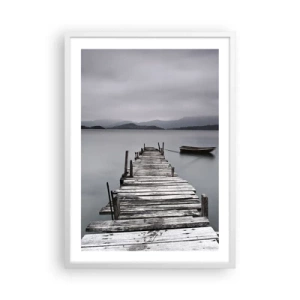 Poszter fekete keretben - Holnap indulhatsz - 50x70 cm