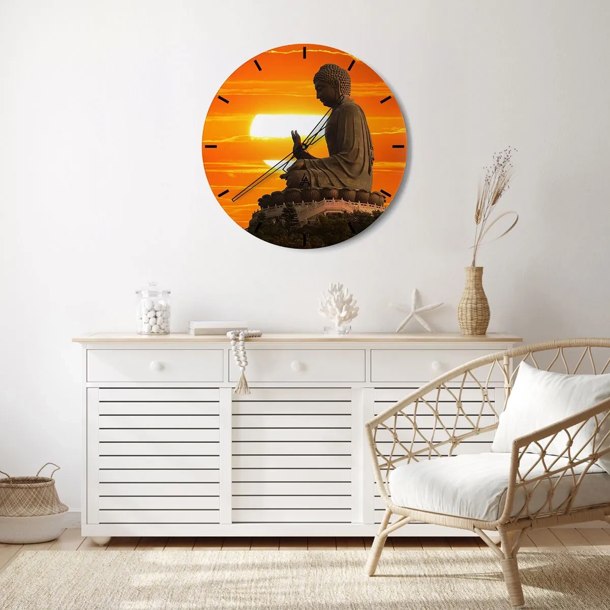 Falióra, Óra - Félelem nélkül a világtól - 30x30 cm