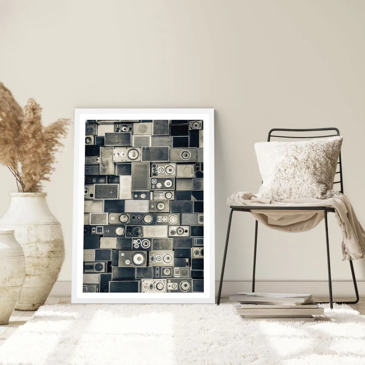 Poszter fekete keretben - És minden rendben van - 70x100 cm