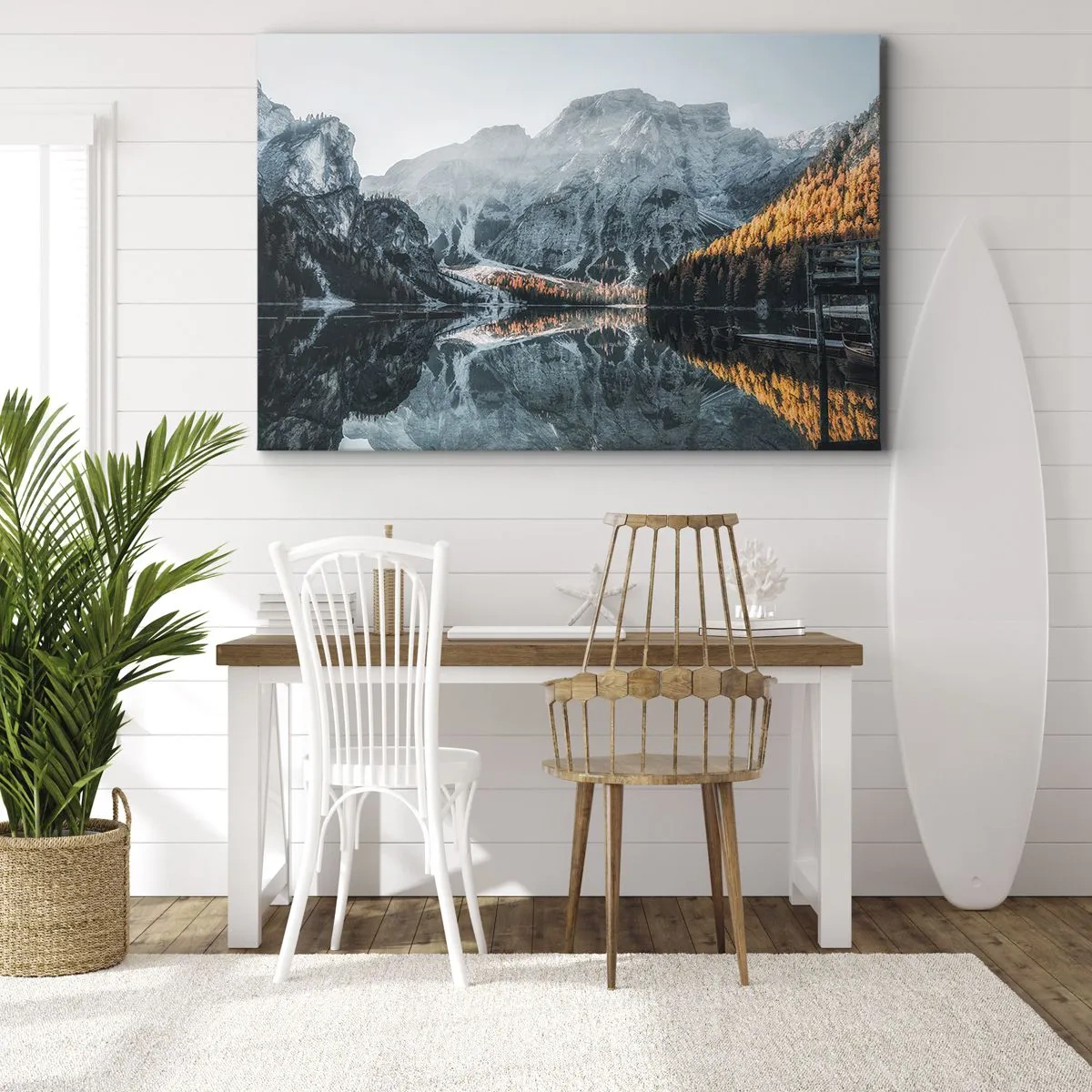 Vászonkép - Tükrös táj - 70x50 cm