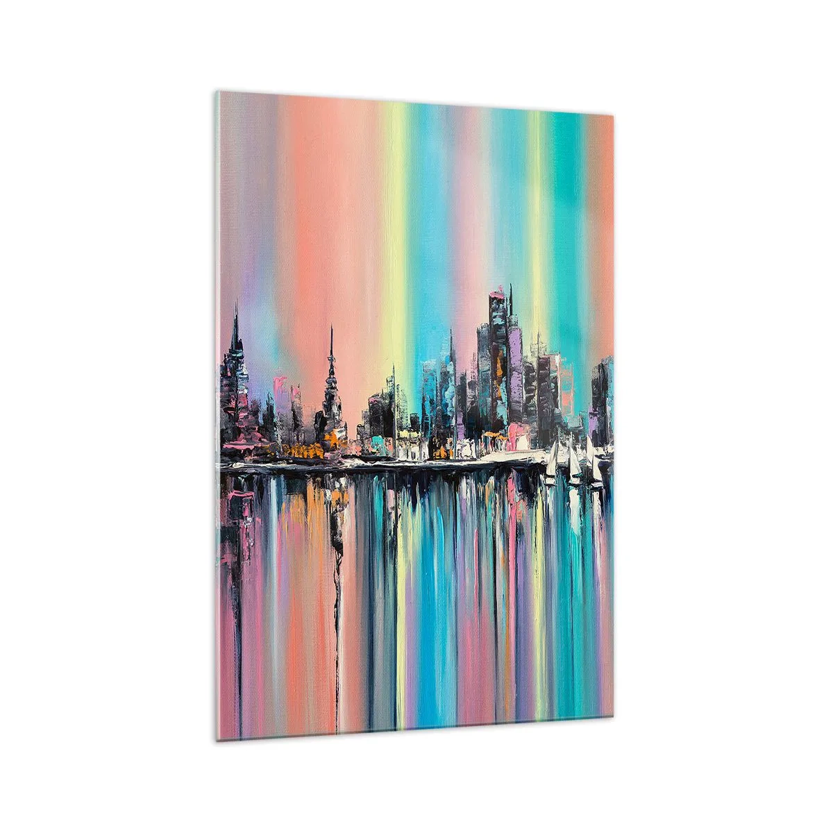 Üveg kép - Lejönni az éjszaka fényében - 70x100 cm