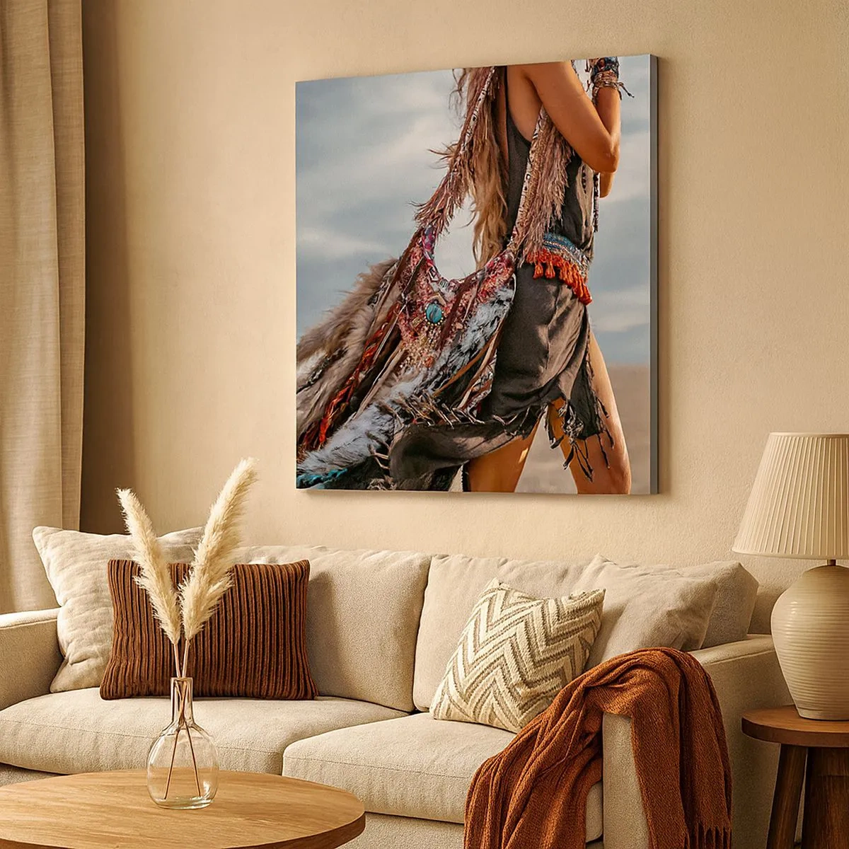 Vászonkép - Sámán párja - 30x30 cm