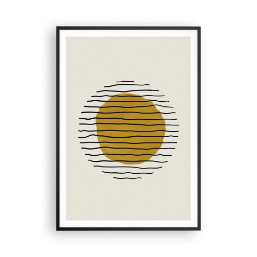 Poszter fehér keretben - A hőtől remegő absztrakció - 70x100 cm