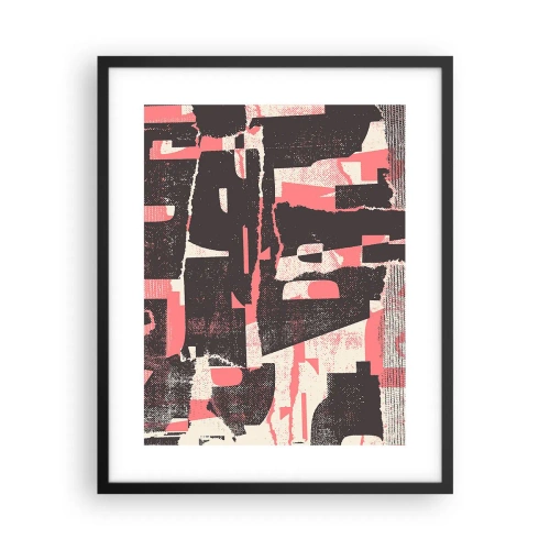 Poszter fehér keretben - Minden nyüzsgés és nyüzsgés - 40x50 cm