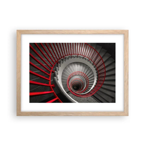 Poszter világos tölgy keretben - Építészeti játékok - 40x30 cm