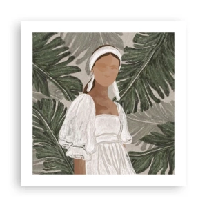 Poszter - Egzotikus portré - 50x50 cm