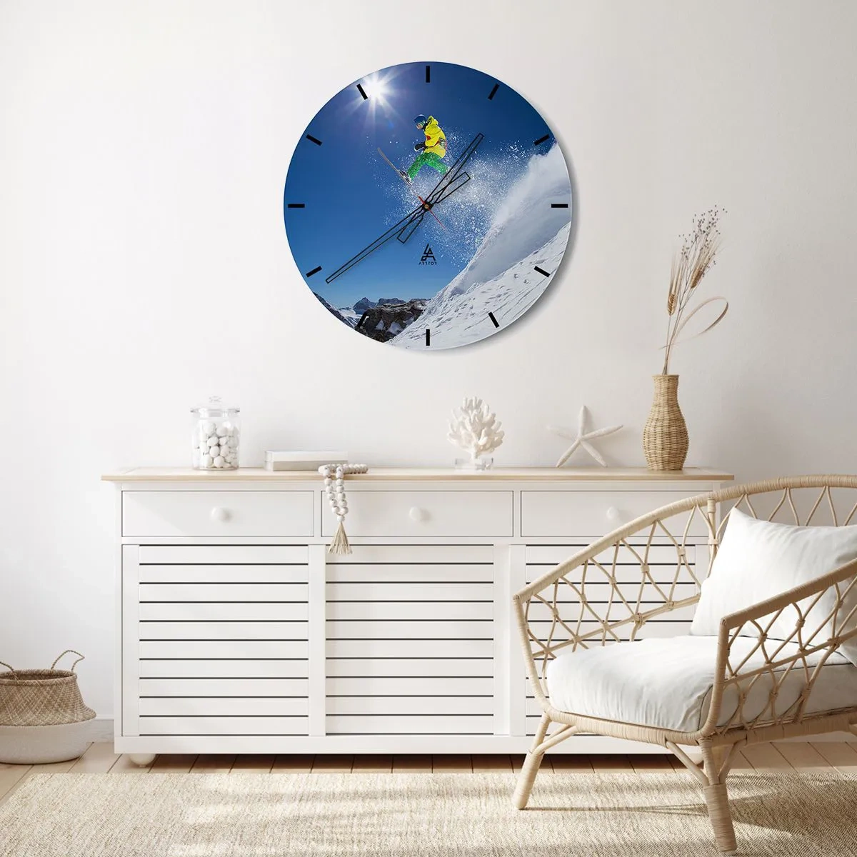 Falióra, Óra - Tánc a hegyekkel - 30x30 cm