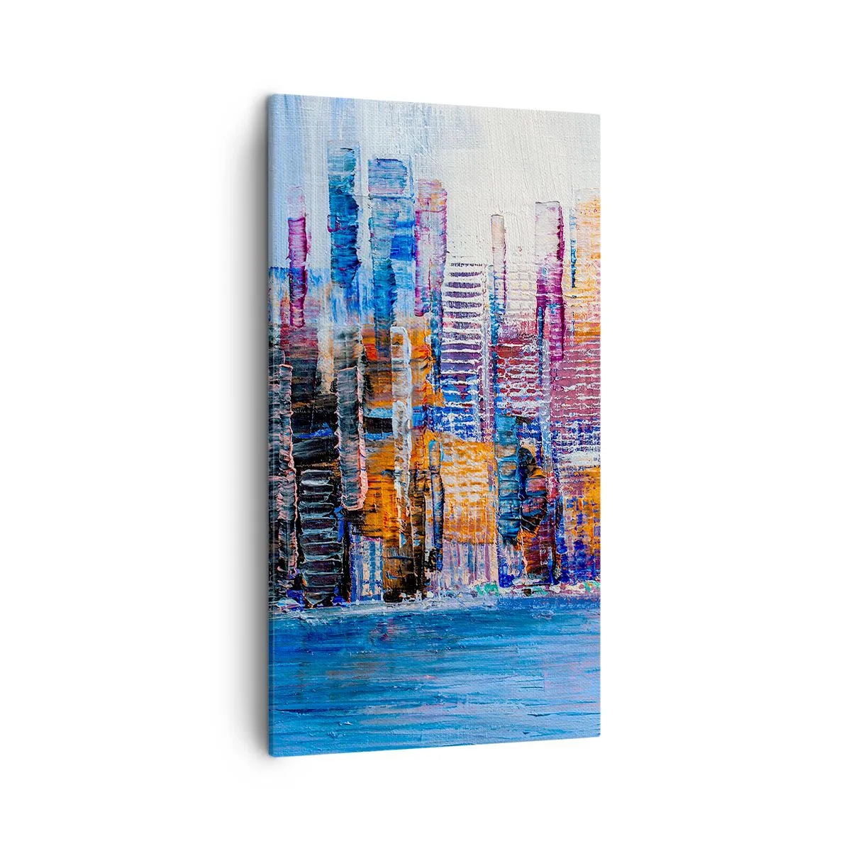 Vászonkép - Egy vidám metropolisz - 45x80 cm