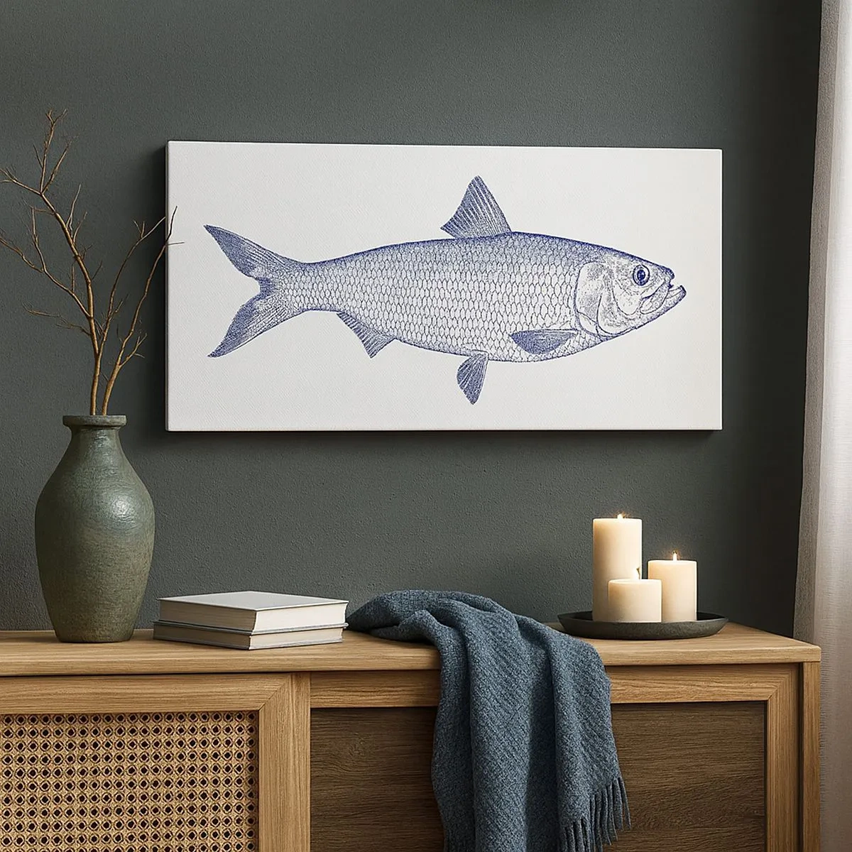 Vászonkép - Üdvözlet az északi tengerektől - 100x40 cm