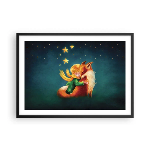 Poszter fehér keretben - Kis herceg - 70x50 cm