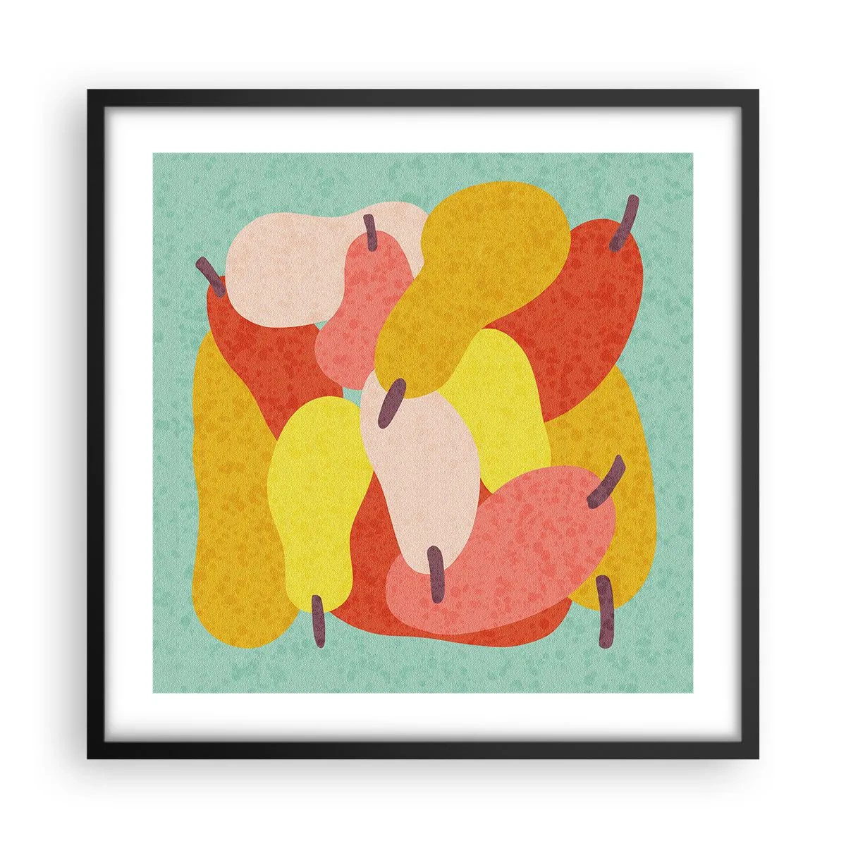 Poszter fehér keretben - Ízlelgetni a nyári napot - 50x50 cm