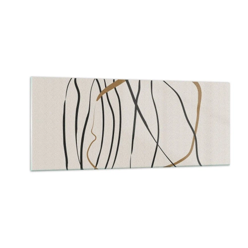 Üveg kép - Kompozíció - birtokló tánc - 100x40 cm