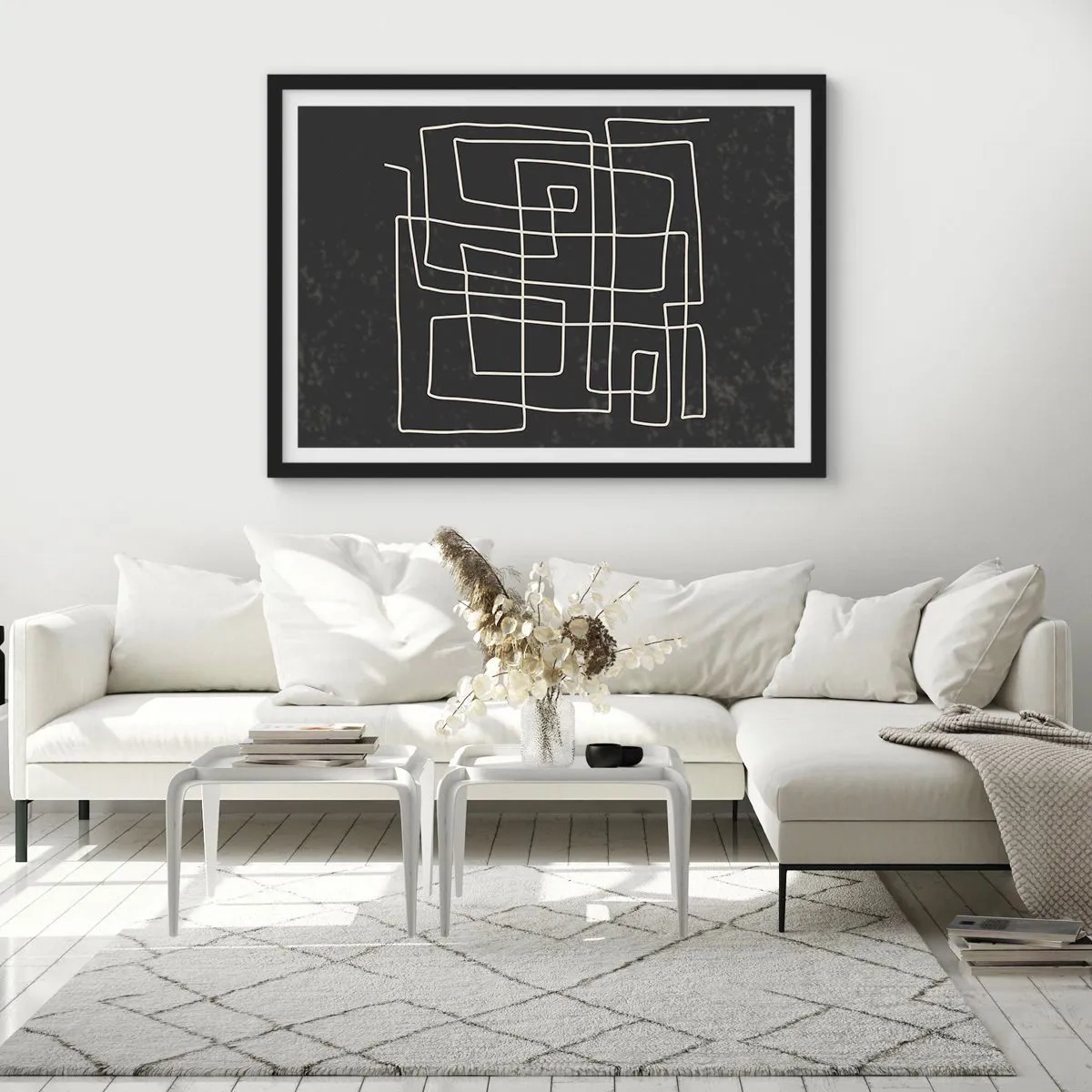 Poszter fehér keretben - Nem olyan egyszerű - 100x70 cm