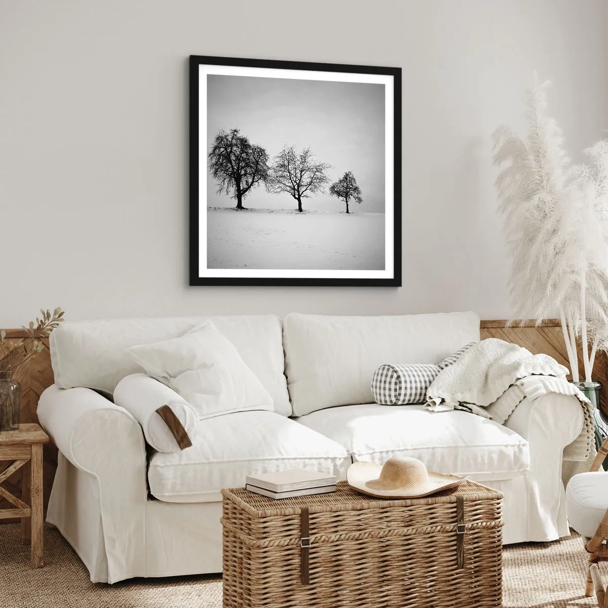 Poszter fehér keretben - Miről álmodoznak? - 40x40 cm