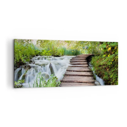 Vászonkép - A víz egyáltalán nem csendes - 100x40 cm