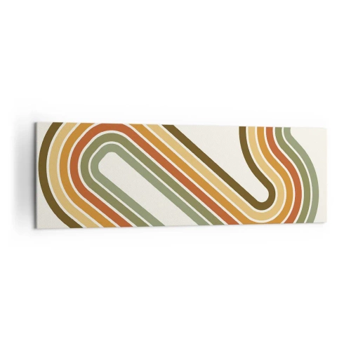 Vászonkép - Cikkcakkban a célba - 160x50 cm