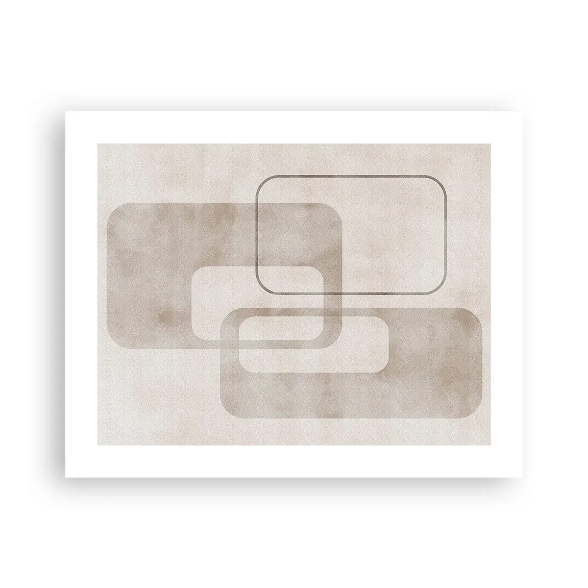 Poszter - Geometrikus fúga - 50x40 cm