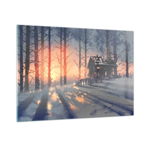 Üveg kép - Ide csak a nap néz be - 100x70 cm