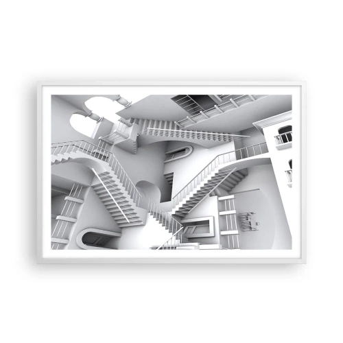 Poszter fekete keretben - A tér paradoxonjai - 91x61 cm