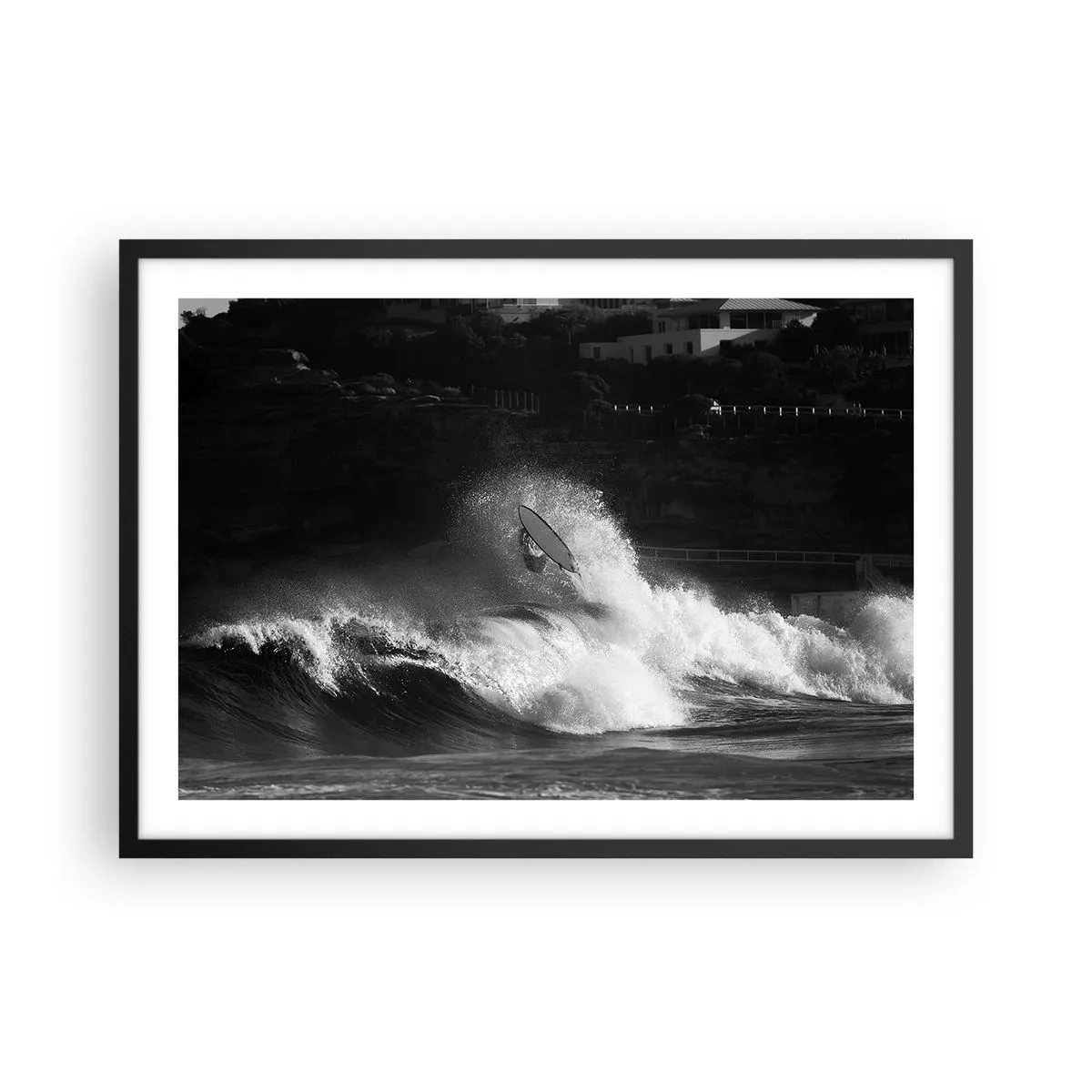 Poszter fehér keretben - Kihívás elfogadva! - 70x50 cm