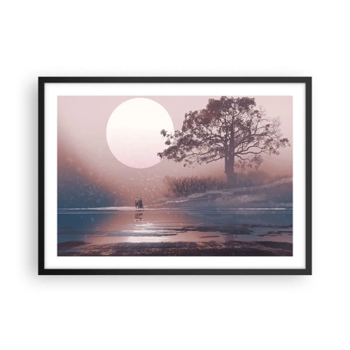 Poszter fehér keretben - Éjszakai csodák - 70x50 cm