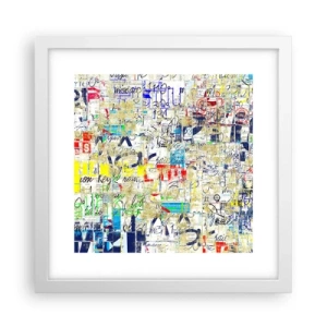 Poszter fekete keretben - Egyszerűen tetszik a szemnek - 30x30 cm