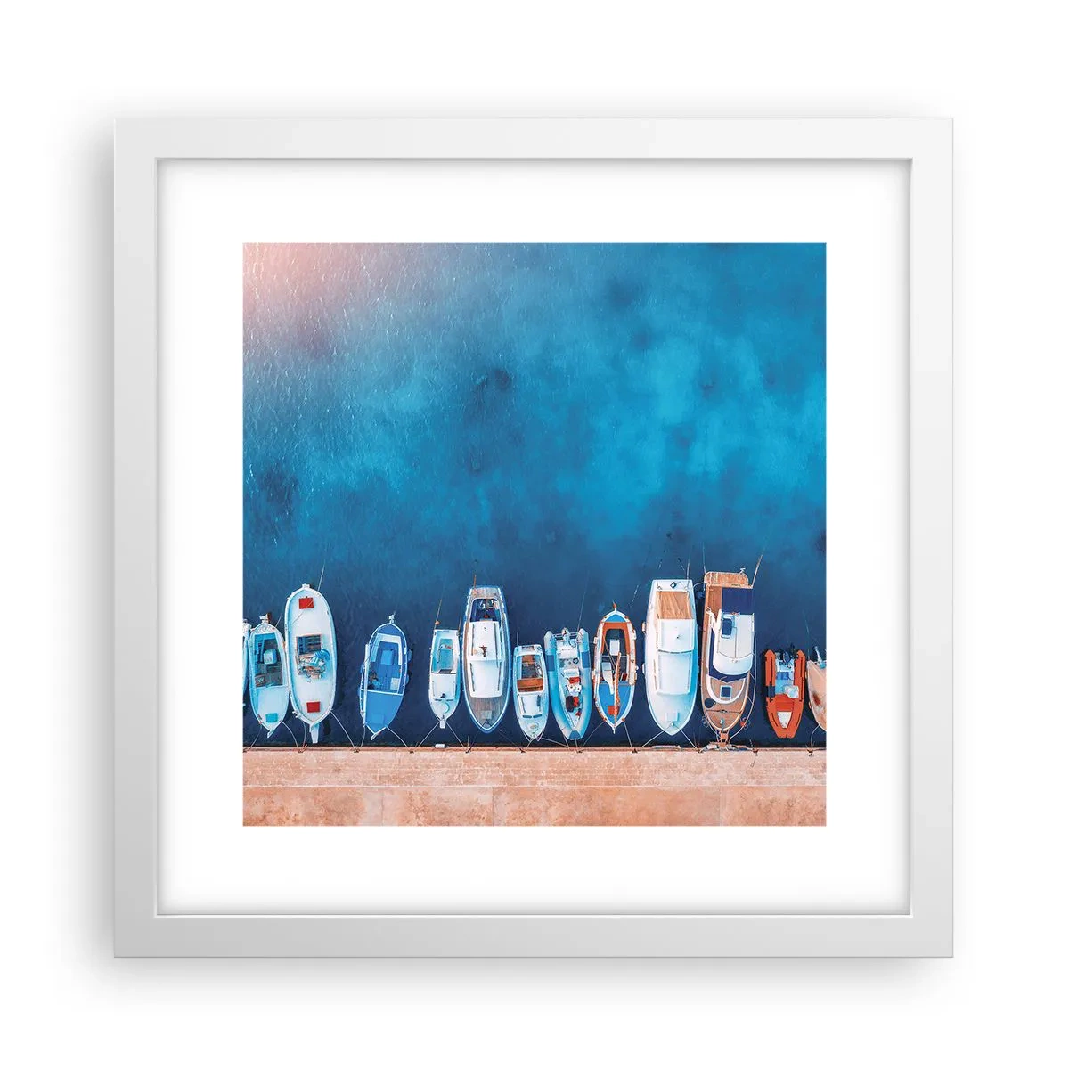 Poszter fekete keretben - Egy sorban - 30x30 cm