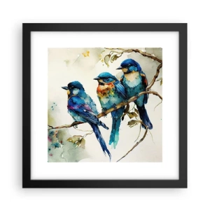 Poszter fehér keretben - Megsértődött? - 30x30 cm