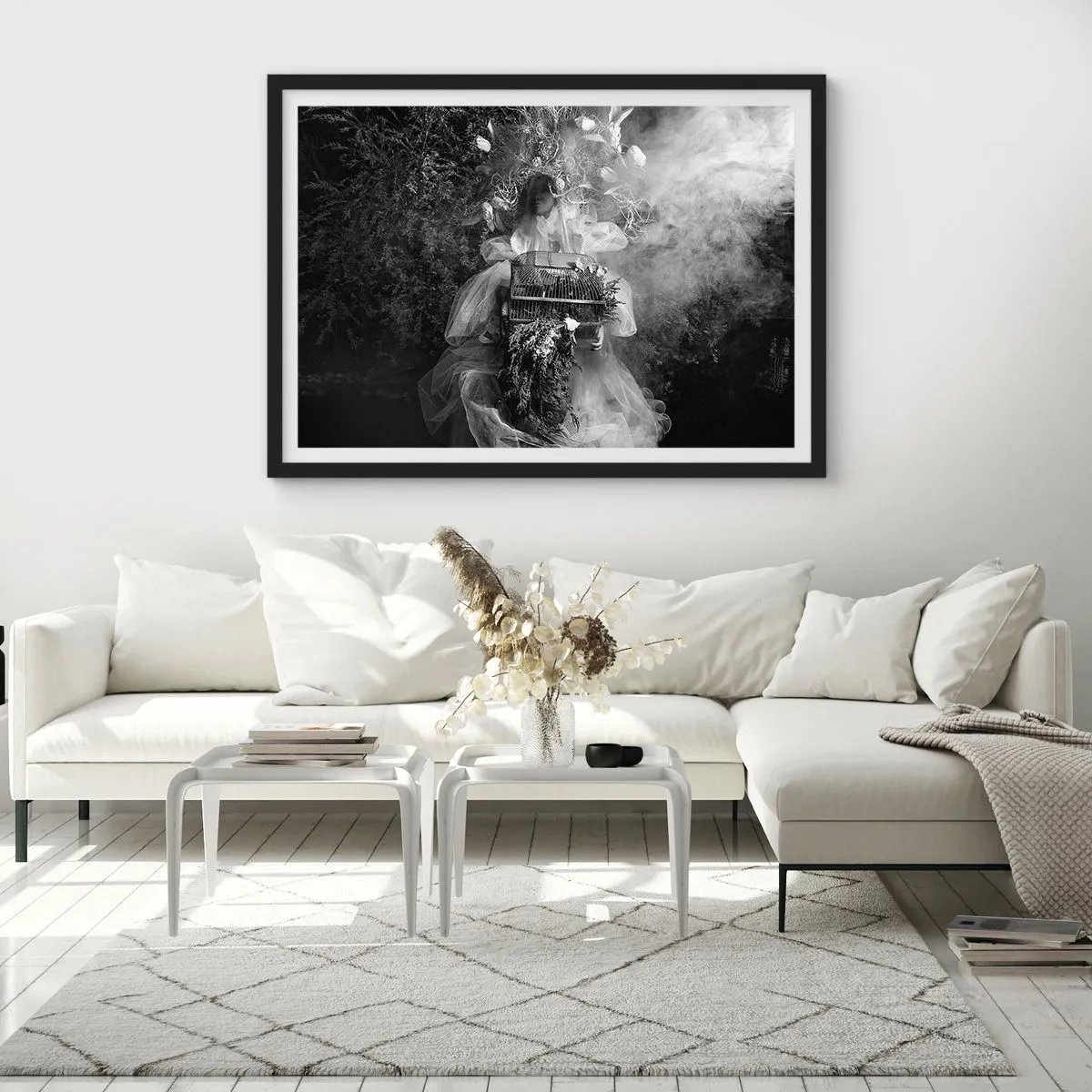 Poszter fehér keretben - Maga az Anya – Természet - 70x50 cm