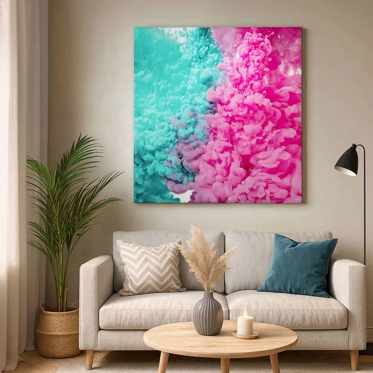 Vászonkép - Mindent eldöntő ütközés - 30x30 cm