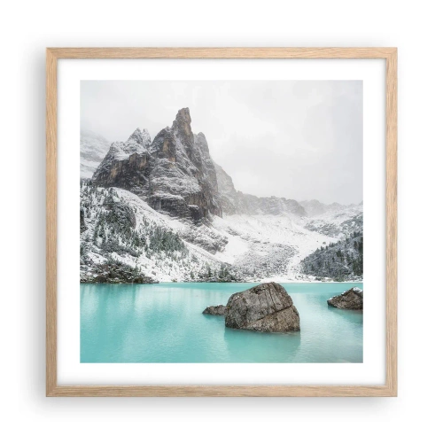 Poszter világos tölgy keretben - Őrségben - 50x50 cm